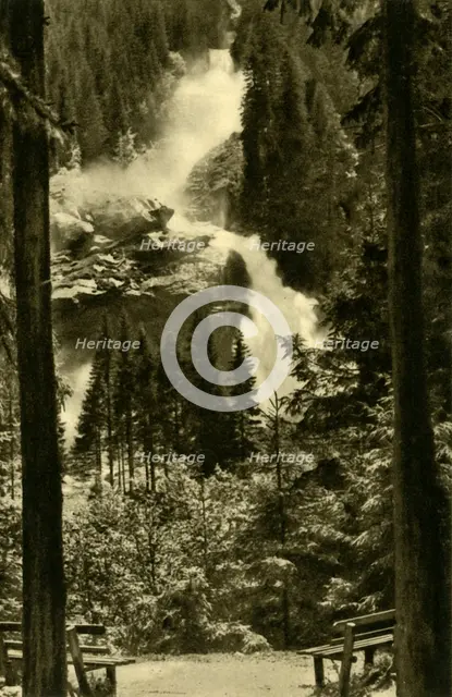 The Krimml Waterfalls, High Tauern National Park, Austria, c1935. Creator: Unknown.