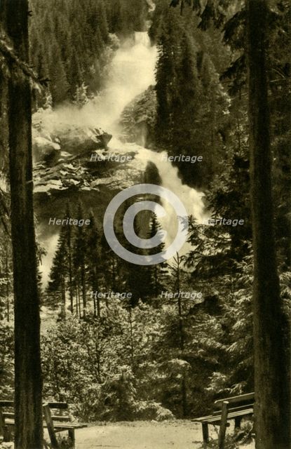 The Krimml Waterfalls, High Tauern National Park, Austria, c1935. Creator: Unknown.