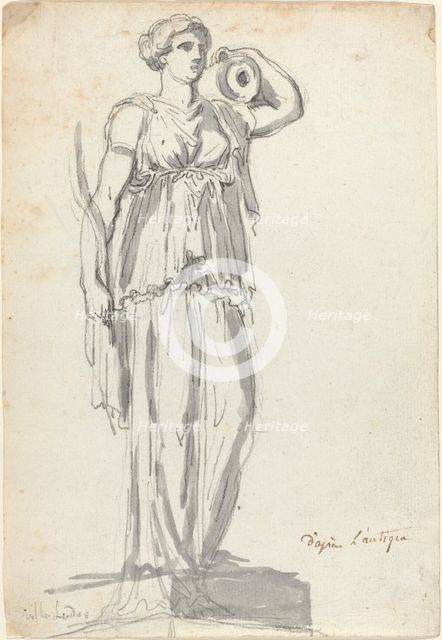 The Ludovisi Water Carrier, 1752/1756. Creator: Augustin Pajou.