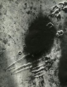 The Luftwaffe scrambles as Bostons of the S.A.A.F. c1942-1943, (1945). Creator: Unknown