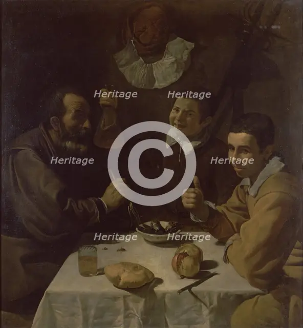 The Lunch, 1617. Creator: Diego Velasquez.