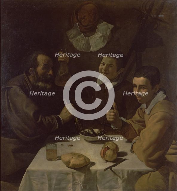 The Lunch, 1617. Creator: Diego Velasquez.