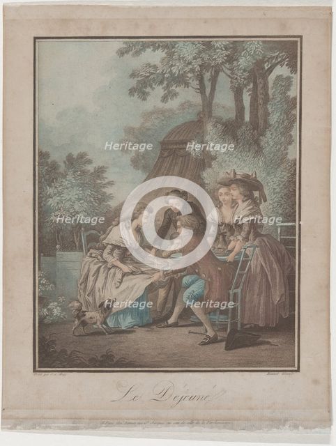 The Lunch, 1787-93. Creator: Louis Marin Bonnet.