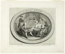 The Lunch at Ferney, 1775. Creator: Louis Joseph Masquelier