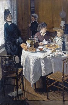 The Luncheon, 1868-1869. Creator: Claude Monet