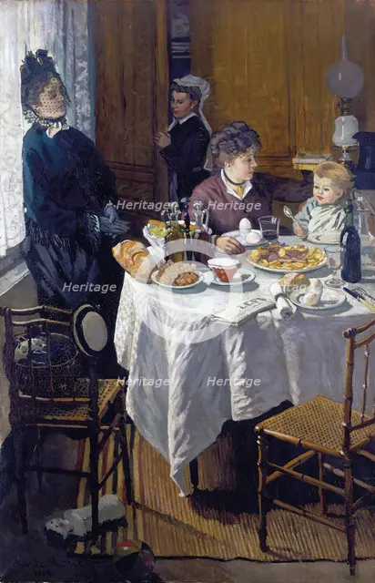 The Luncheon, 1868-1869. Creator: Claude Monet.