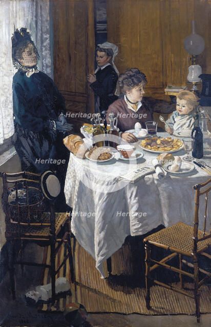The Luncheon, 1868-1869. Creator: Claude Monet.