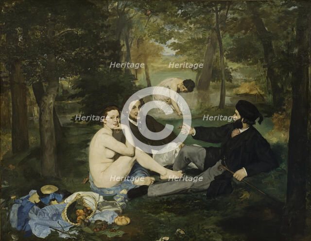 The Luncheon on the Grass, 1863. Artist: Manet, Édouard (1832-1883)