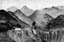 The Lushai Expedition: the village of Larkia, 1890. Creator: Unknown