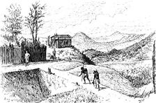 The Lushai Expedition: view eastward from Fort Langleh, 1890. Creator: Unknown