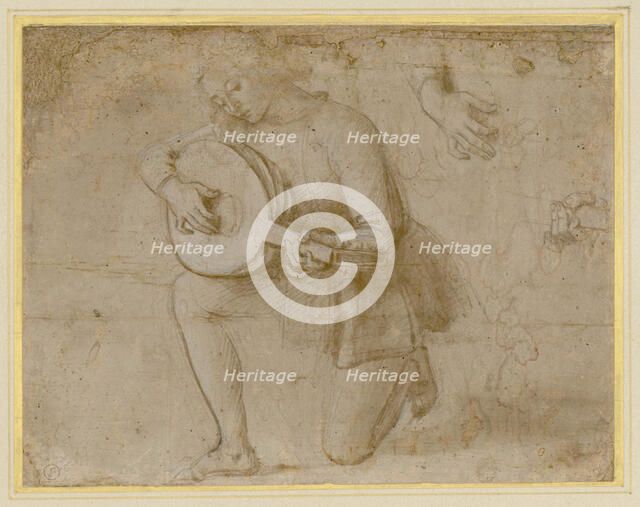 The lute player, 1490-1500. Creator: Perugino (around 1450-1523).