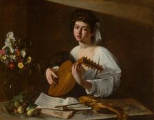 The Lute Player, 1595. Creator: Michelangelo Caravaggio