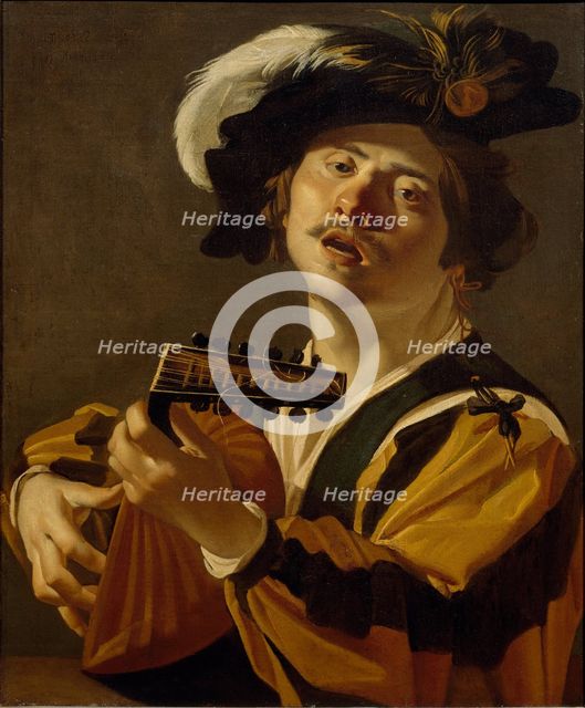 The Lute Player, 1622. Artist: Baburen, Dirck (Theodor), van (1595-1624)