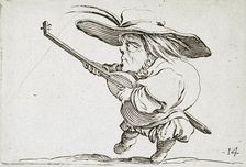 The Lute Player, c1616. Creator: Jacques Callot