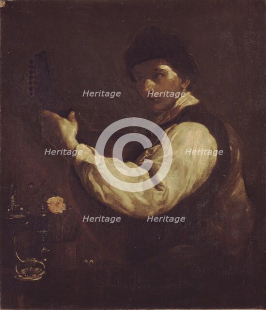 The Luteplayer. Artist: Crespi, Giuseppe Maria (1665-1747)