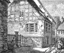 The Luther Celebration in Germany: Luther's father's house at Mansfeld, 1883. Creator: Unknown