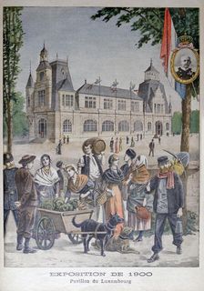 The Luxembourg pavilion at the Universal Exhibition of 1900, Paris, 1900