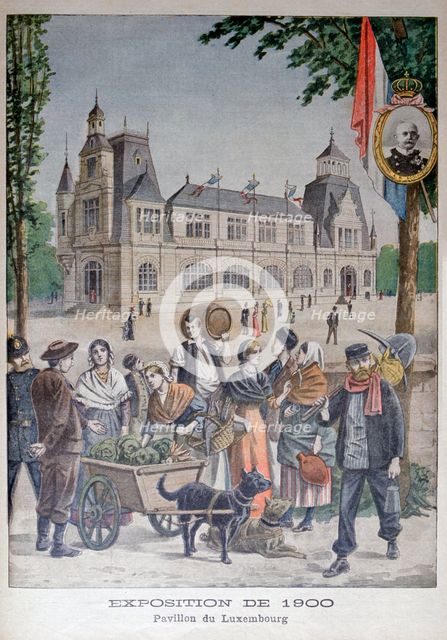 The Luxembourg pavilion at the Universal Exhibition of 1900, Paris, 1900. Artist: Unknown