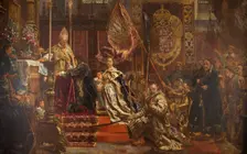 The Lwów Oath of King John II Casimir on 1 April 1656, 1893. Creator: Matejko, Jan Alojzy (1838-1893)
