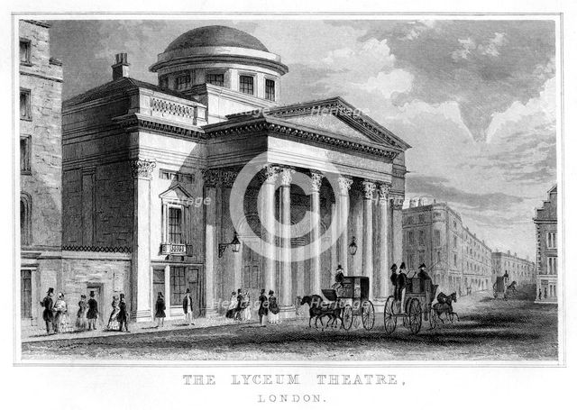 The Lyceum Theatre, Westminster, London. Artist: Unknown