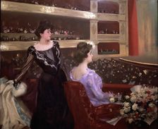 The Lyceum oil by Ramon Casas 1901-1902