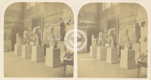 The Lycian Saloon, British Museum, 1850s. Creator: Roger Fenton.