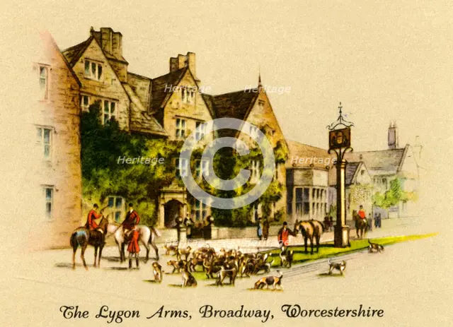 'The Lygon Arms, Broadway, Worcestershire', 1936.   Creator: Unknown.