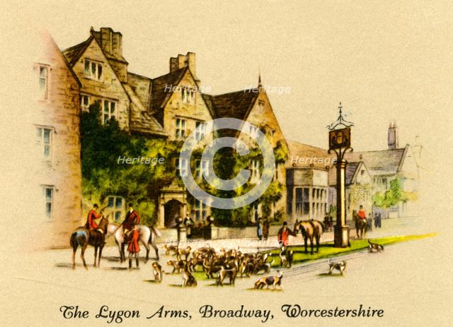 'The Lygon Arms, Broadway, Worcestershire', 1936.   Creator: Unknown.