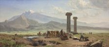 The Lydian Plain near Sardis, Asia Minor (Turkey), 1878. Creator: Harald Jerichau