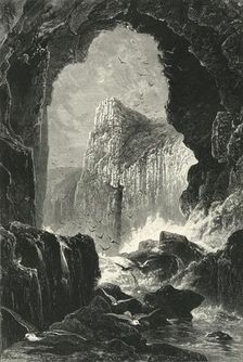 The Lydstep Caverns (South Wales) c1870
