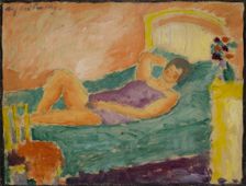 The Lying Girl, 1917. Artist: Javlensky, Alexei, von (1864-1941)