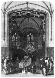 T'he Lying-in-State in Belvoir Castle, 1857. Creator: Unknown