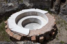 The laconicum of the wall baths, Conimbriga, Portugal, 2009. Artist: Samuel Magal