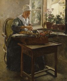 The Lace-Maker, 1885. Creator: Georg Pauli