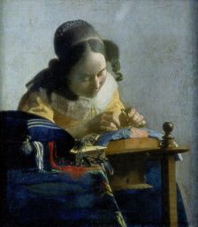 The Lace Maker c1664. Artist: Jan Vermeer