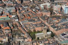 The Lace Market, part of Nottingham Heritage Action Zone, City of Nottingham, 2021. Creator: Damian Grady