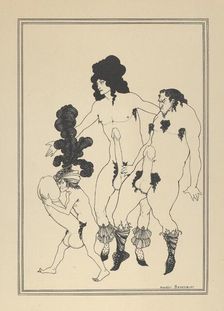The Lacedemonian Ambassadors, for "The Lysistrata of Aristophanes", ca. 1926. Creator: Aubrey Beardsley