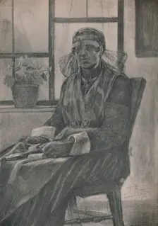 The Lacemaker 1946. Artist: Felicien Joseph Victor Rops