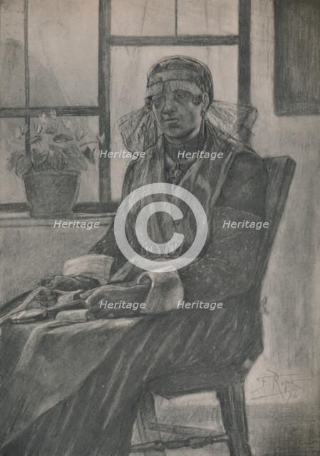 'The Lacemaker', 1946. Artist: Felicien Joseph Victor Rops.