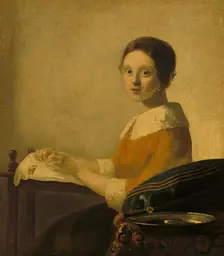 The Lacemaker, c. 1925. Creators: Jan Vermeer, Anon