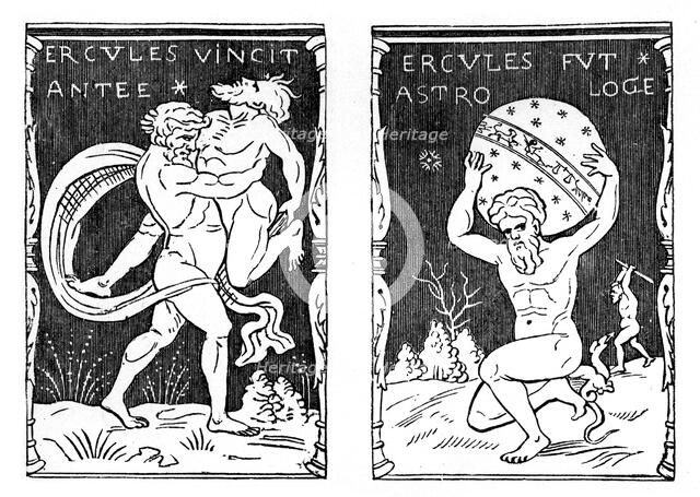 The labours of Hercules, 16th century, (1870). Artist: Unknown