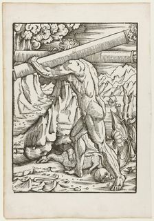 The Labors of Hercules: The Pillars of Hercules, c. 1528. Creator: Gabriel Salmon