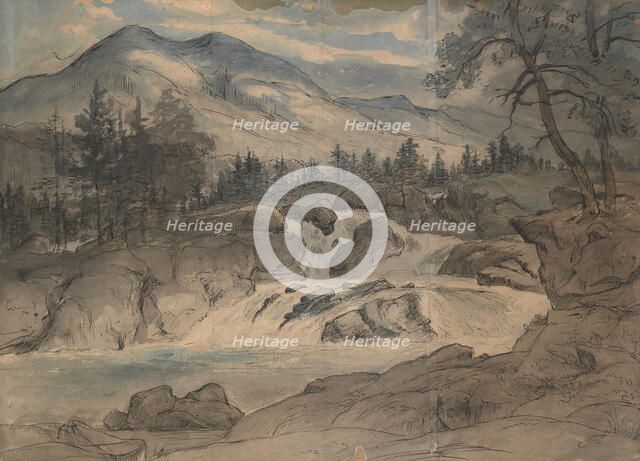 The Labro Falls, 1824-42. Creator: Thomas Fearnley.