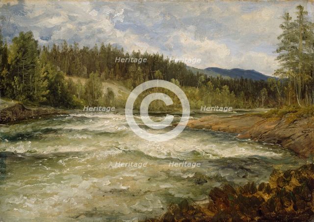 The Labro Falls, 1836. Creator: Thomas Fearnley.