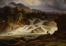 The Labro Falls, 1838. Creator: Thomas Fearnley