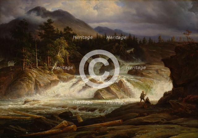 The Labro Falls, 1838. Creator: Thomas Fearnley.