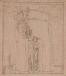 The Labyrinth in which the twiformed Bull was Stalled, late 19th century. Artist: Charles S Ricketts