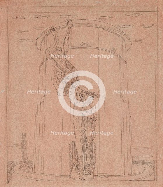The Labyrinth in which the twiformed Bull was Stalled, late 19th century. Artist: Charles S Ricketts.