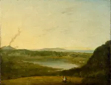 The Lago di Agnano, c1752. Artist: Richard Wilson
