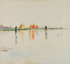 The Lagoon, Venice, 1898. Creator: Cass Gilbert